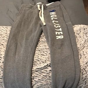 Gray hollister sweatpants